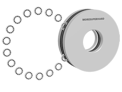 double disc grinding wheel for outer ring or inner ring grinding